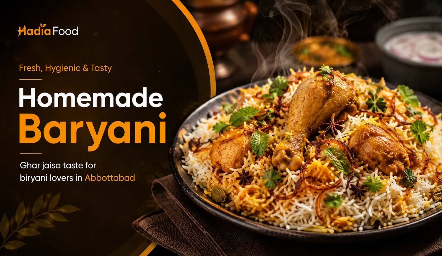 Homemade Baryani Ghar Jaisa Zaiqa, Fresh Taste Aur Hygienic Food Ka Best Choice